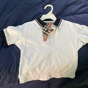 Burberry toddler polo shirt